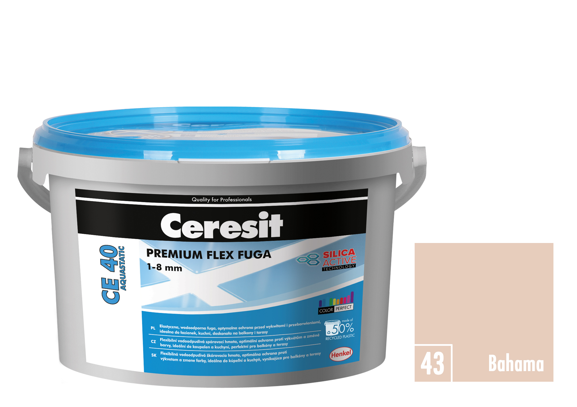 ԼՑԱՀԱՐԹԻՉ HENKEL CERESIT BAGAMA BEIGE 40/2 2ԿԳ ԷԼԱՍՏԻԿ