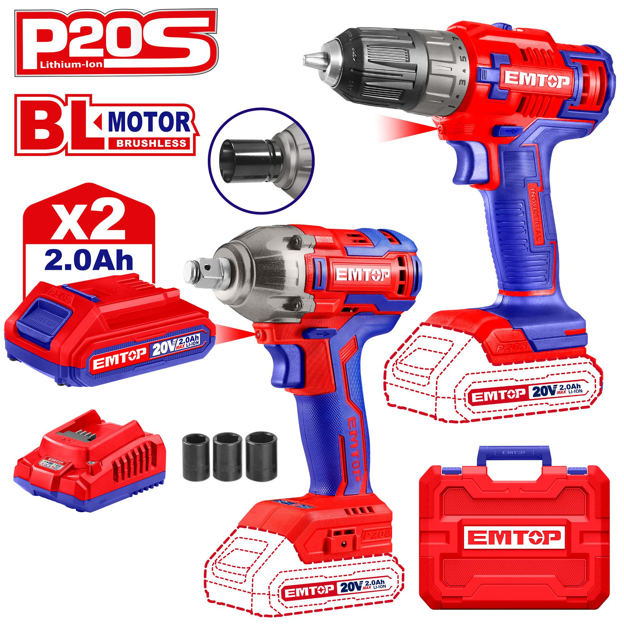 ԷԼ.ԳՈՐԾԻՔ EMTOP ԳԱՅԿԱՎՅՈՐՏ+ՇՈՒՐՈՒՊԱՎՅՈՐՏ 20V ECKL20072