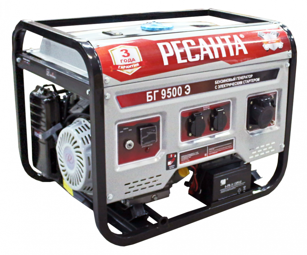 ԳԵՆԵՐԱՏՈՐ RESANTA BG9500 +2ՅՈՒՂ ԲԵՆԶԻՆԱՅԻՆ