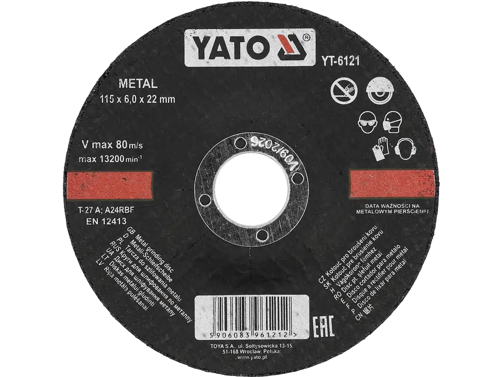 ՍԿԱՎԱՌԱԿ ՏԱՇՈՂ YATO 6121 115-6-22