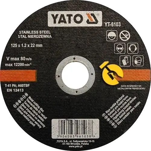 ՍԿԱՎԱՌԱԿ ԵՐԿԱԹ ԿՏՐՈՂ YATO 125-1.2-22 YT6103