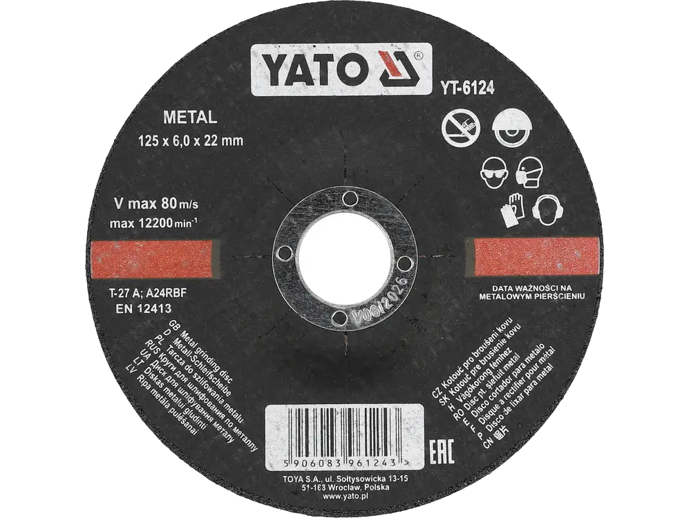 ՍԿԱՎԱՌԱԿ ՏԱՇՈՂ YATO YT6124 125-6-22