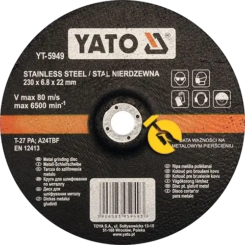 ՍԿԱՎԱՌԱԿ ՏԱՇՈՂ YATO YT5949 230-6,8-22