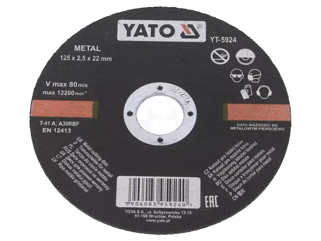 ՍԿԱՎԱՌԱԿ ԵՐԿԱԹ ԿՏՐՈՂ YATO YT5924 125-2,5-22